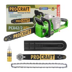 Akumulátorová reťazová píla Procraft PCA42/2 (bez akumulátora a nabíjačky) | PCA42/2