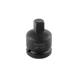 Adaptér (redukcia) z vnútorného 3/4" štvorhranu na vonkajší 1/2" pre rázové uťahováky. | Adapter 3/4" for impact wrenc